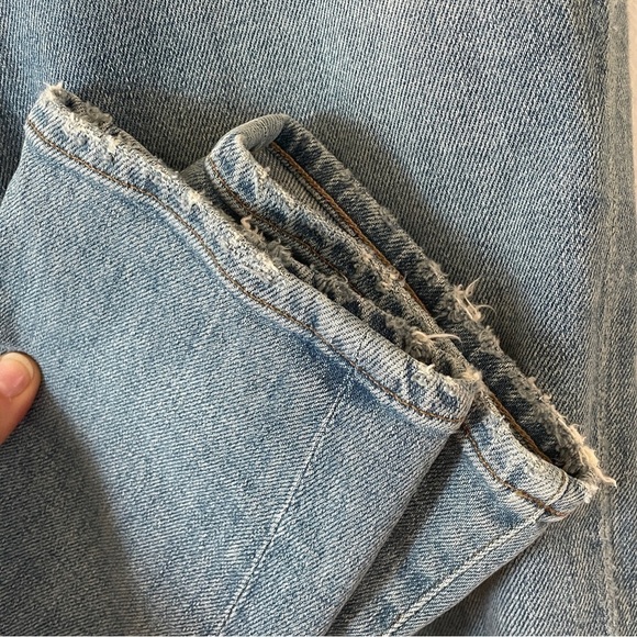 AGOLDE Toni High-Rise Skinny Distressed Jeans Ripped Recycled Cotton Ankle 29 - Picture 13 of 15